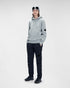 C.P. COMPANY Diagonal Raised Fleece Hoodie Mens Apparel -